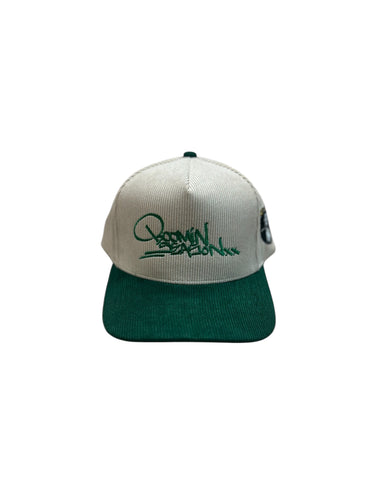 GREEN Corduroy SNAP BACK