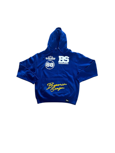 Blue BS WORLD WIDE HOODIE