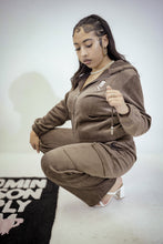 Load image into Gallery viewer, Women’s sweat suit - brown