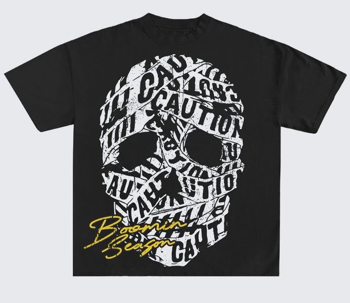 BOOMINSEASON CAUTION T SHIRT