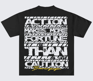 BOOMINSEASON CAUTION T SHIRT